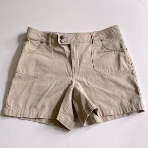 Sonoma Khaki/Tan Women's Casual Cotton Blend Shorts